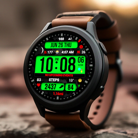 Dgt BigMod Informer Watch face screenshot
