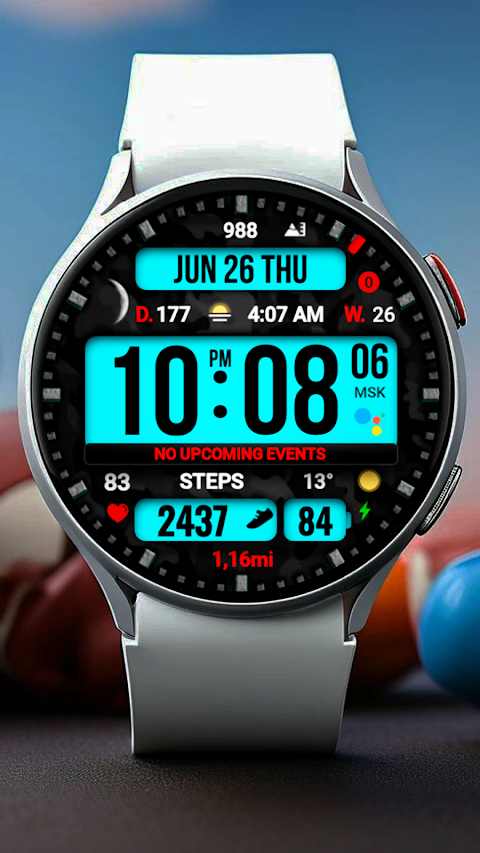 Dgt BigMod Informer Watch face screenshot