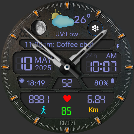 CLA021 Analog Steel screenshot