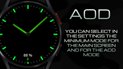 WIN Classic Army MOD WatchFace screenshot