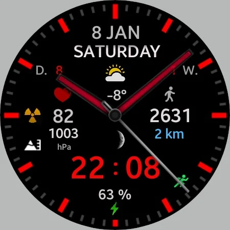 WIN Classic Army MOD WatchFace screenshot