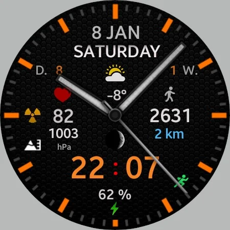 WIN Classic Army MOD WatchFace screenshot