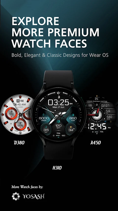 D355 Premium Watch Face screenshot