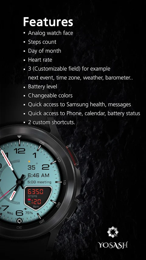 D355 Premium Watch Face screenshot