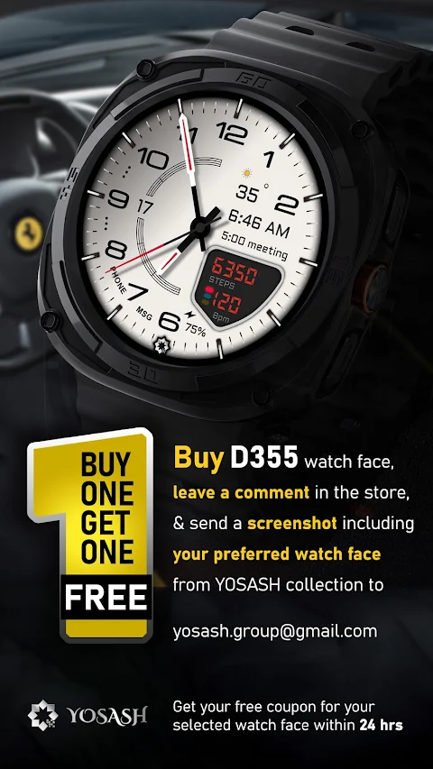 D355 Premium Watch Face screenshot