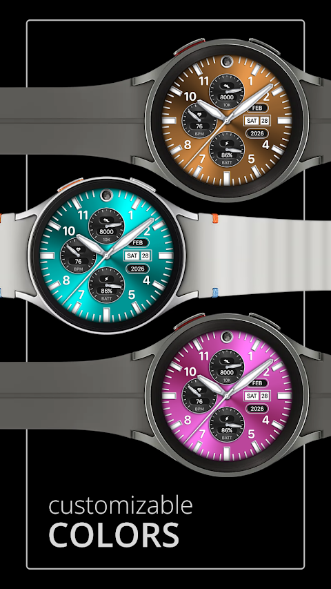 DADAM122: Analog Watch Face screenshot