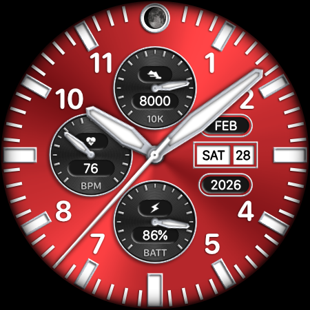DADAM122: Analog Watch Face screenshot