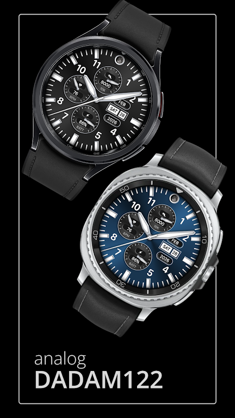 DADAM122: Analog Watch Face screenshot