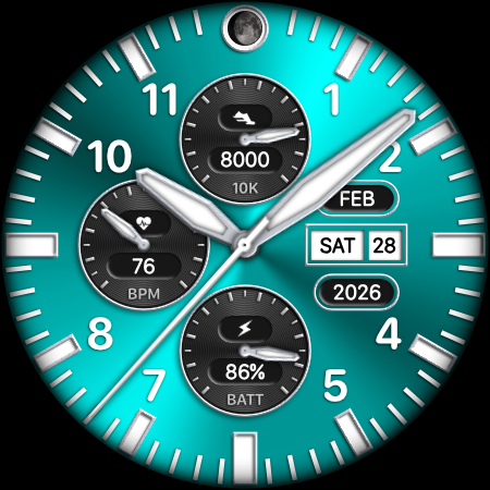 DADAM122: Analog Watch Face screenshot