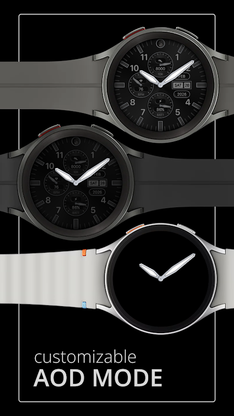 DADAM122: Analog Watch Face screenshot