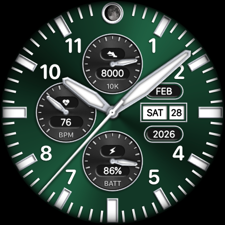 DADAM122: Analog Watch Face screenshot