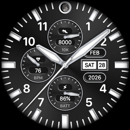 DADAM122: Analog Watch Face screenshot