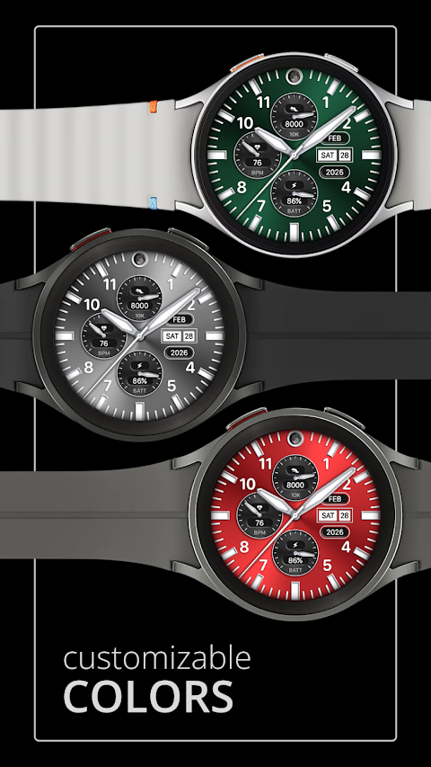 DADAM122: Analog Watch Face screenshot