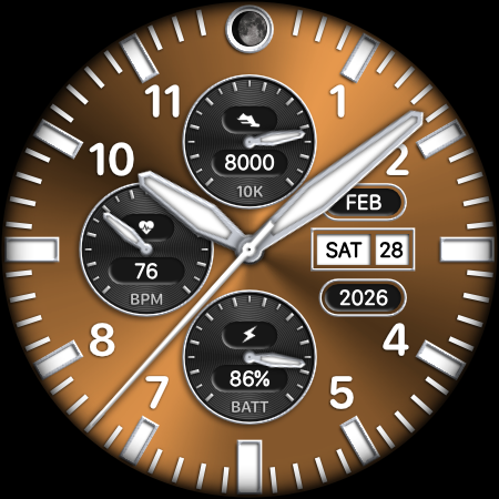 DADAM122: Analog Watch Face screenshot