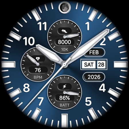 DADAM122: Analog Watch Face screenshot