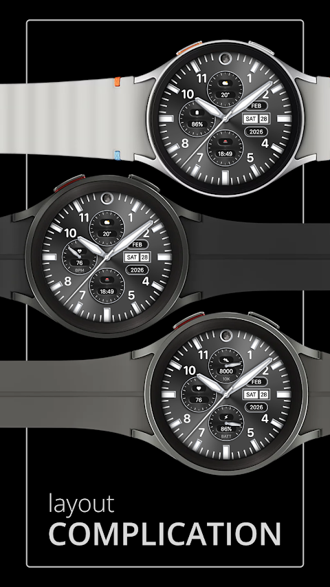 DADAM122: Analog Watch Face screenshot