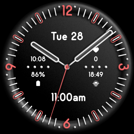 DADAM131: Analog Watch Face screenshot