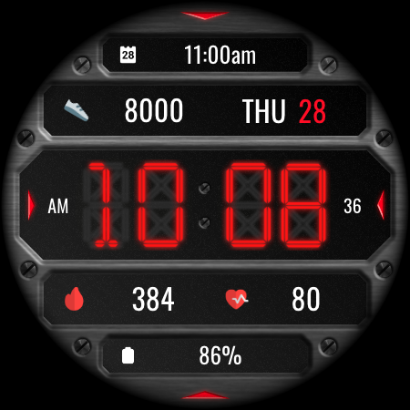 DADAM132: Digital Watch Face screenshot
