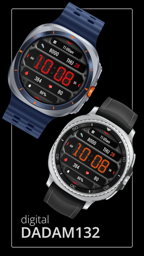DADAM132: Digital Watch Face screenshot
