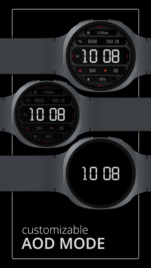 DADAM132: Digital Watch Face screenshot