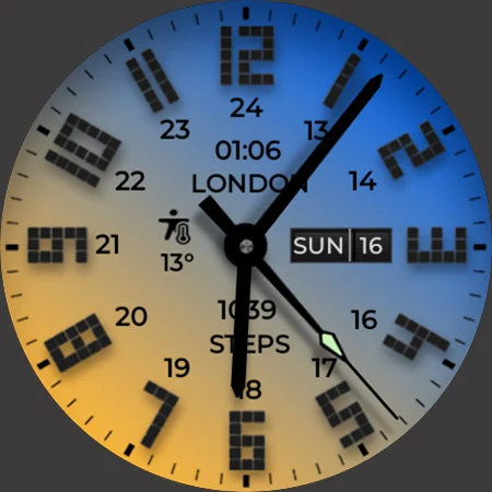 Field Analog Bright Wear OS 5+ screenshot