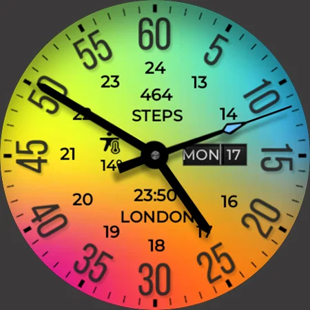 Field Analog Bright Wear OS 5+ screenshot