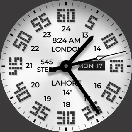 Field Analog Bright Wear OS 5+ screenshot