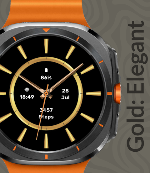 Gold Watch Face screenshot