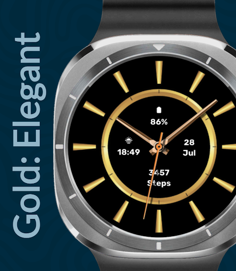 Gold Watch Face screenshot