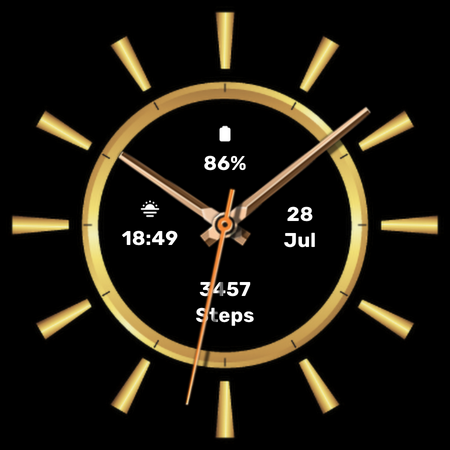 Gold Watch Face screenshot