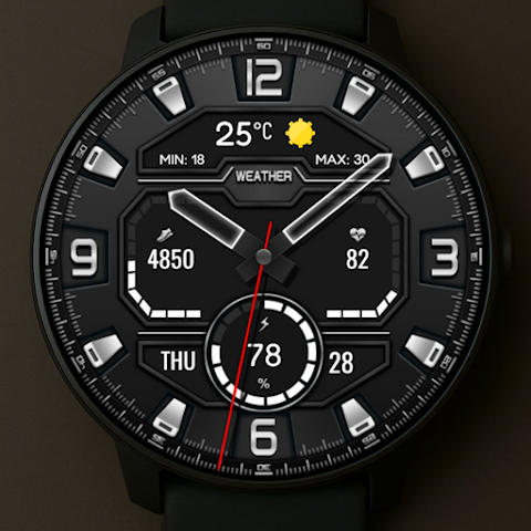 Digital Lifort Watch face screenshot
