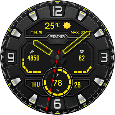 Digital Lifort Watch face screenshot