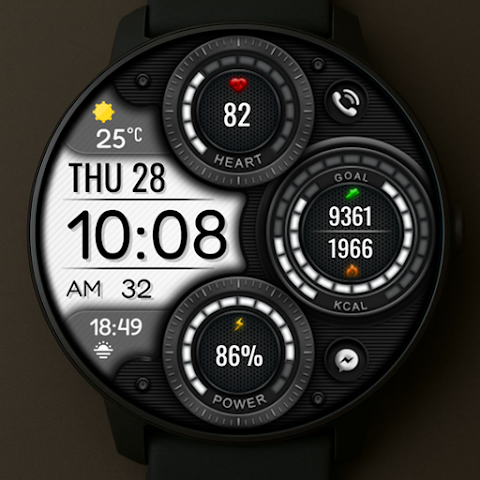 Digital Mingo Watch face screenshot