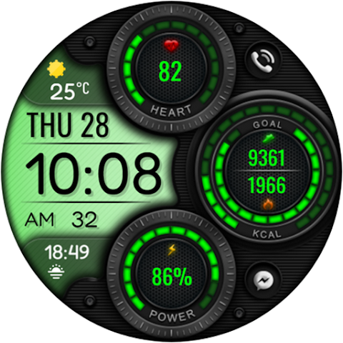 Digital Mingo Watch face screenshot