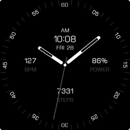 Key107 Analog Watch Face screenshot