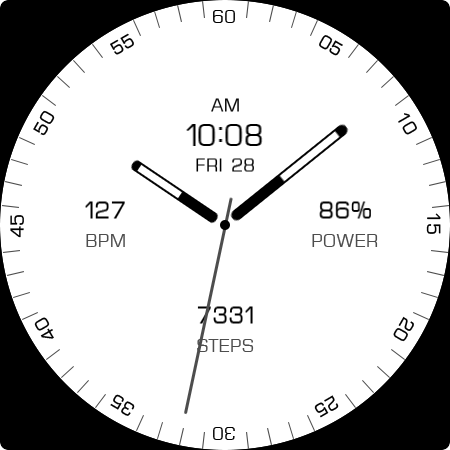 Key107 Analog Watch Face screenshot