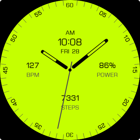 Key107 Analog Watch Face screenshot