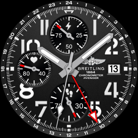 BREITLING AVENGER Watch Face screenshot
