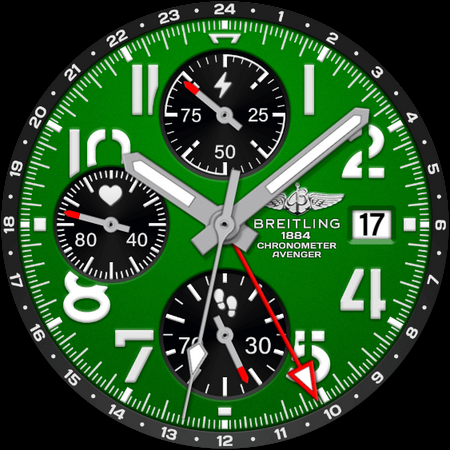 BREITLING AVENGER Watch Face screenshot