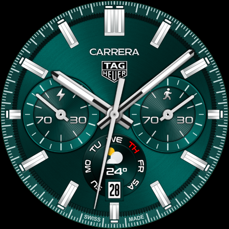 TAG HEUER CARRERA 3 Watch Face screenshot