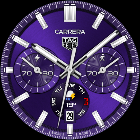 TAG HEUER CARRERA 3 Watch Face screenshot