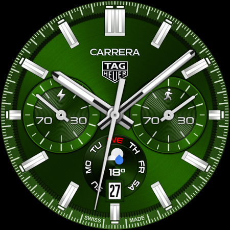 TAG HEUER CARRERA 3 Watch Face screenshot
