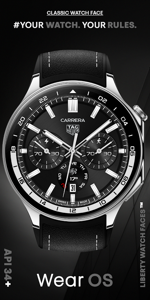 TAG HEUER CARRERA 3 Watch Face screenshot