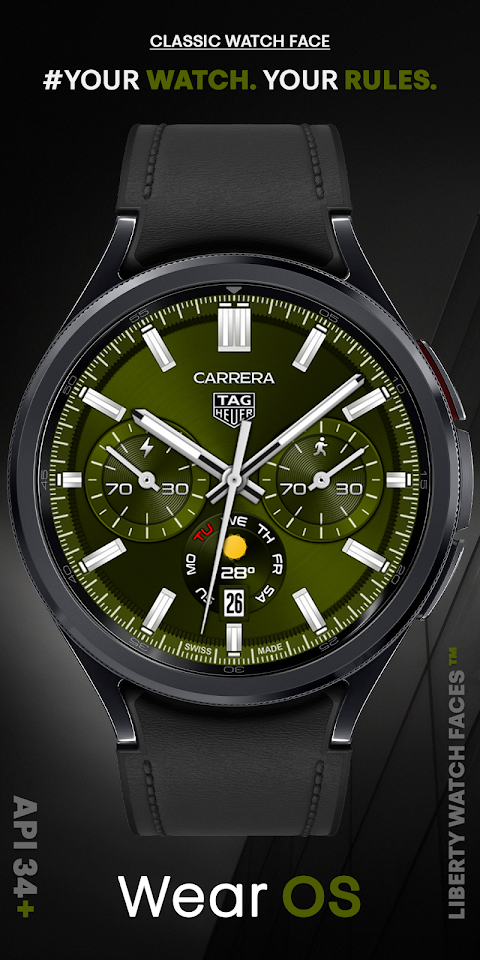 TAG HEUER CARRERA 3 Watch Face screenshot