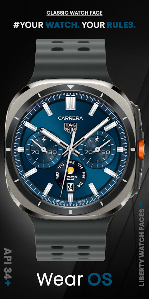 TAG HEUER CARRERA 3 Watch Face screenshot