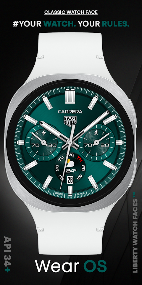TAG HEUER CARRERA 3 Watch Face screenshot