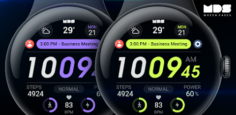 MDS380 Digital Watch Face screenshot