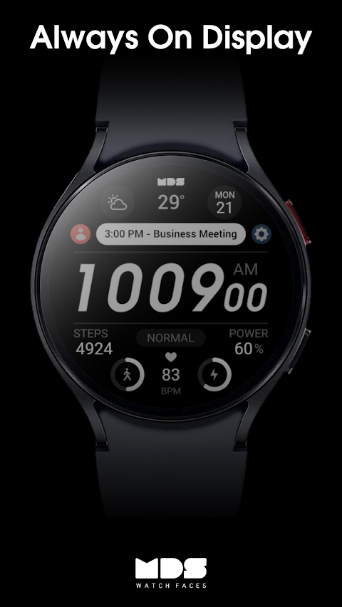 MDS380 Digital Watch Face screenshot