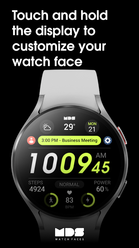 MDS380 Digital Watch Face screenshot