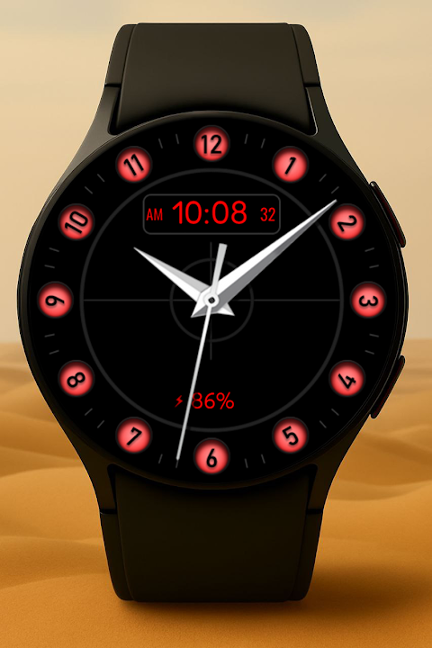 Minimal Hybrid Watch Face screenshot